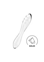 Satisfyer Dazzling Crystal 1 Glass Dildo Transparent