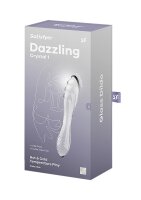 Satisfyer Dazzling Crystal 1 Glass Dildo Transparent