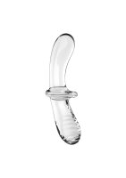 Satisfyer Double Crystal Glass Dildo Transparent