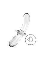 Satisfyer Double Crystal Glass Dildo Transparent