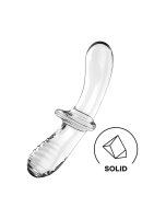 Satisfyer Double Crystal Glass Dildo Transparent