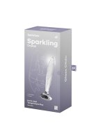 Sparkling Crystal - Glass Dildo - Transparent