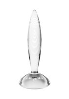 Sparkling Crystal - Glass Dildo - Transparent