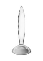 Sparkling Crystal - Glass Dildo - Transparent