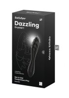 Satisfyer Dazzling Crystal 1 Glass Dildo Black