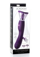 XR Brands Lickgasm vibrator with leak + suction function...