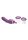 XR Brands Lickgasm vibrator with leak + suction function purple