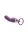 XR Brands Lickgasm vibrator with leak + suction function purple