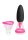 XR Brands Lickgasm mini vibrator with leak + suction function pink