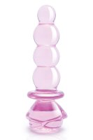 Glaze Glass Rosebud Beaded Plug - 3 cm