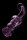 Glaze Glass Rosebud G-Spot Dildo - 19 cm