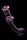 Glaze Glass Rosebud G-Spot Dildo - 19 cm