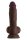 Shaft Model A 8,5 Inch Liquid Silicone Dong With Balls Mahogany 21,5 cm