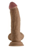 Shaft Model N 8,5 Inch Liquid Silicone Dong With Balls Oak  21,5  cm