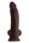 Shaft Model N 9,5 Inch Liquid Silicone Dong With Balls Mahogany 24,1 cm