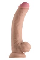Shaft Model C 9,5 Inch Liquid Silicone Dong With Balls Pine 24,1 cm