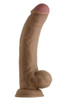 Shaft Model C 9,5 Inch Liquid Silicone Dong With Balls Oak 24,1 cm
