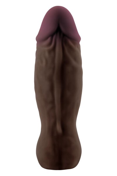 Shaft Liquid Silicone Vibrating Bullet Mahogany