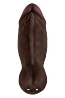 Shaft Liquid Silicone Vibrating Bullet Mahogany