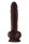 Shaft Model A 10,5 Inch Liquid Silicone Dong With Balls Mahogany 25,4 cm