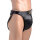 XR Brands Spiked Leather Confinement Jockstrap