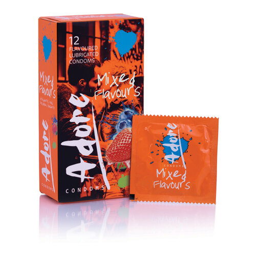 Adore Flavours Condoms 12 pcs