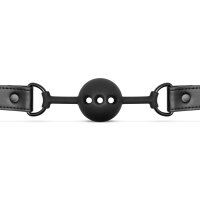 Breathable Silicone Ball Gag - Black