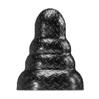 STRETCHR Tripole Butt Plug XL Black Metallic - 21,5 cm