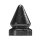 STRETCHR Sirup Butt Plug L Black Metallic - 16,5 cm