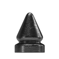 STRETCHR Sirup Butt Plug M Black Metallic - 13,5 cm