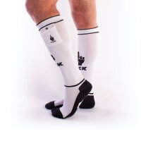 BRUTUS FXXX Party Socks w. Pockets White / Black - OS
