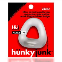 Hünkyjunk ZOID Trapazoid Cockring Clear Ice