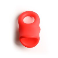 Sport Fucker Liquid Silicone Baller Ring Red