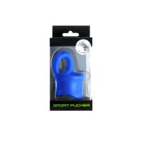 Sport Fucker Liquid Silicone Baller Ring Blue
