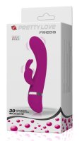 Pretty Love Vibrator rabbit Lila 18,9 cm