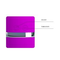 Pretty Love Cvelyn Vibrator Lila - 18.7 cm