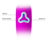 Pretty Love Body Wand Stimulator Head 45 mm Purple