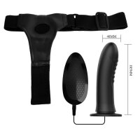 Pretty Love Strap-On Myron vibrating black 18,5 cm