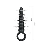 Pretty Love Analplug Areas Schwarz 3,7 cm