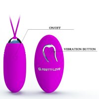 Pretty Love vibrating egg Jenny with remote control purple