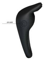 Pretty Love Ring vibrierend Schwarz 2,5 cm