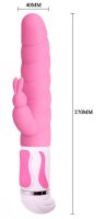 Pretty Love Vibrator Rabbit Steven rotierend Rosa