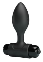 Pretty Love Analplug Vibra vibrierend schwarz 2,7 cm