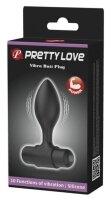 Pretty Love Analplug Vibra vibrierend schwarz 2,7 cm
