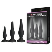 Pretty Love anal plugs set of 3 for beginners