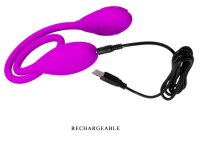 Pretty Love Doppel Vibro Ei Snaky vibrierend violett
