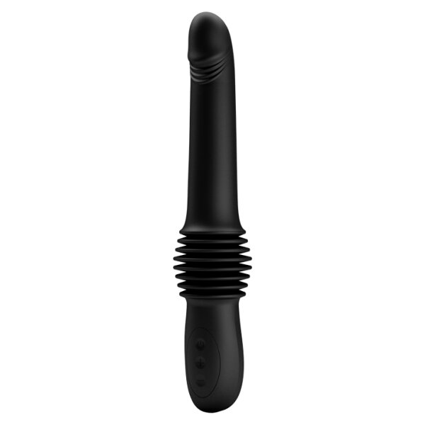 Pretty Love Dildo with thrust Pazuzu Black 15cm