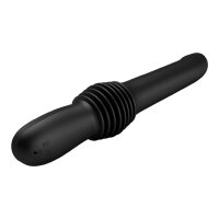 Pretty Love Dildo with thrust Pazuzu Black 15cm