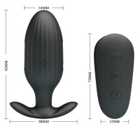 Pretty Love Analplug vibrierend Elektro Kelly 3,4 cm