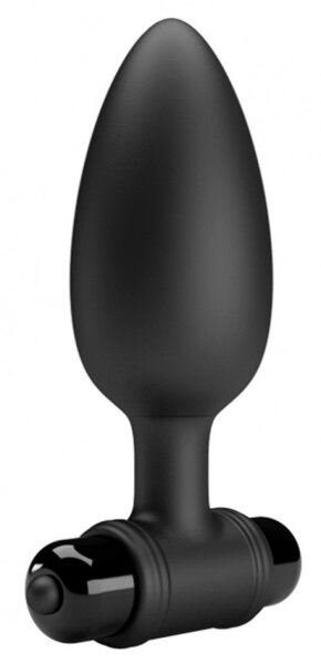 Pretty Love Analplug vibrierend Schwarz 3,8 cm